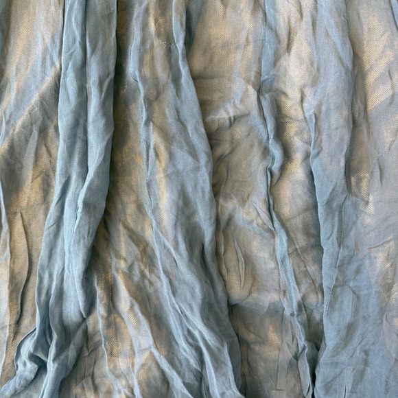 Vintage Indian Anarkali Long Tunic Dress Gray Magenta Beaded Embroidered Size 38 - Picture 3 of 16